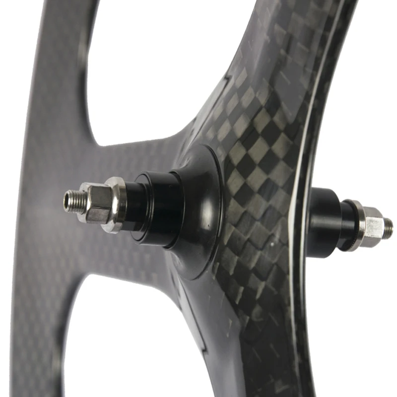 Discount Full Carbon Fibre T700 Tri Spoke Wheel 70mm Depth 3 Spoke Wheel Road Bike Wheels Clincher Carbon Wheelset 2