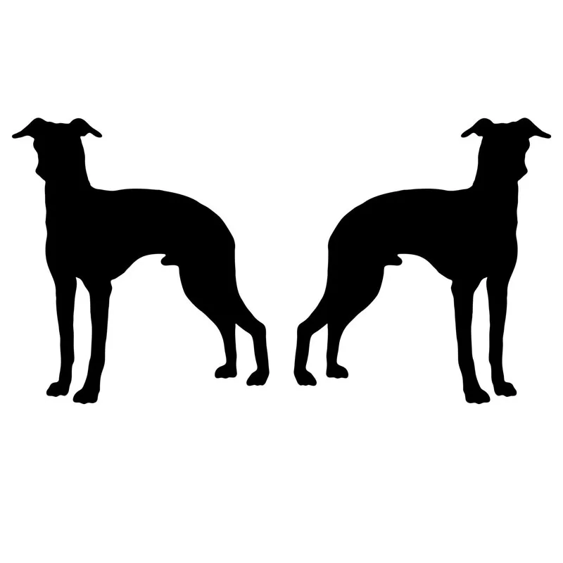 16*8 5 см итальянские наклейки с изображением животных Greyhound креативные модные для