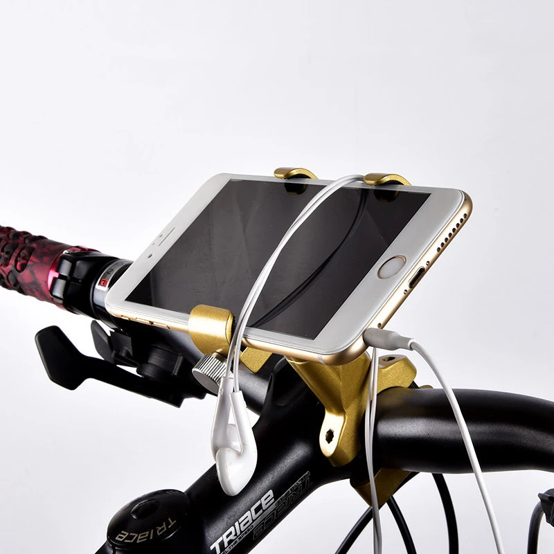 

New Aluminium Alloy Bike Phone Holder 3.5-6.5" Cell Phone GPS Mount Holder Bicycle Phone Support Cycling Bracket Mount