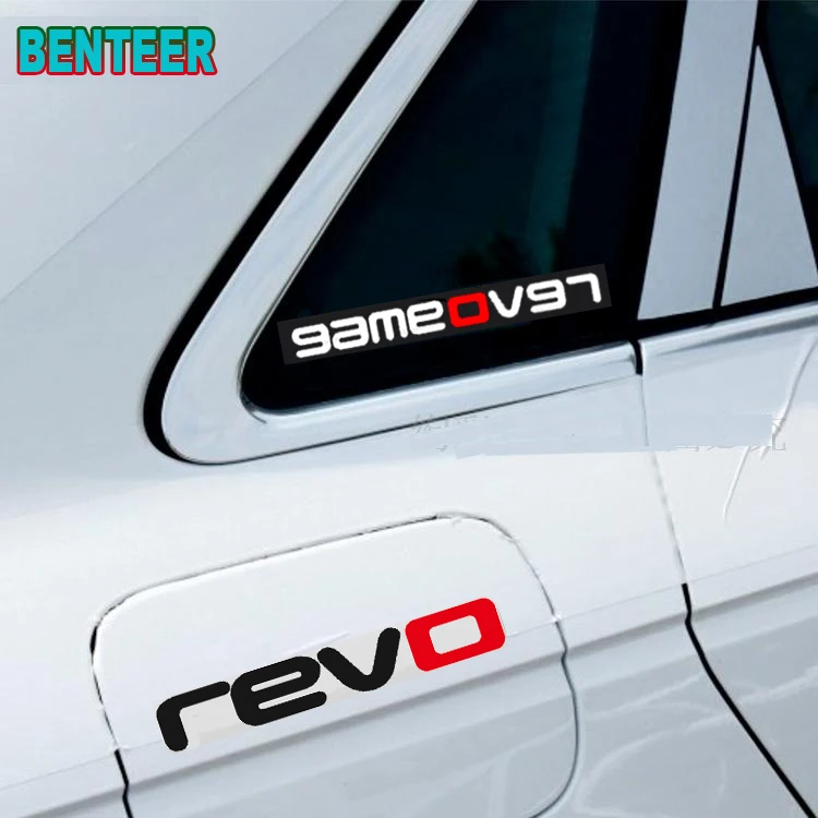 Автомобильная наклейка на окна 2 шт. для revo volkswagen golf 7 passat B5 B6 B7 Golf MK4 MK6 MK7 CC R20 R32