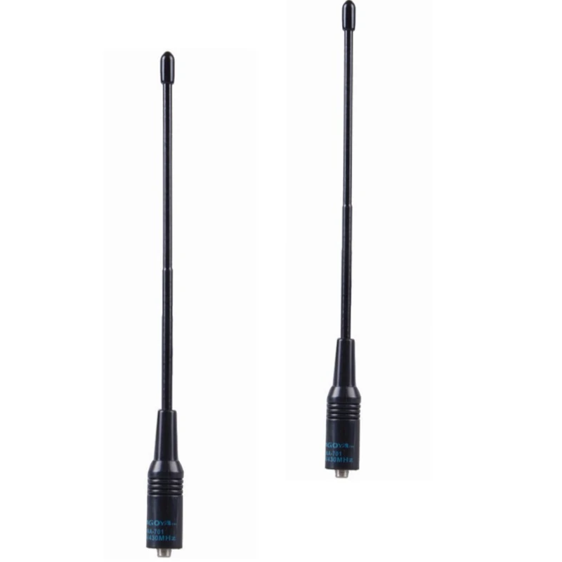 2 шт. Walkie Talkie антенны NA-701 Dual Band 144/430 MHz Максимальная мощность 10 Вт SMA-F разъем двухстороннее радио аксессуары для 5R 888 S uv82