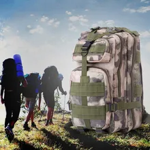 2017 Nueva Calidad Mujeres de Los Hombres A Prueba de agua Bolsas Mochila de Nylon Al Aire Libre Que Acampan Yendo de Trekking Táctico Militar Mochila 25L