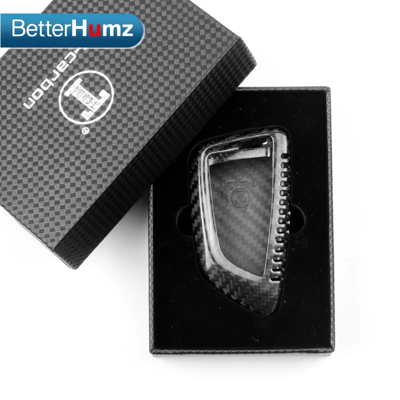 Betterhumz углерода Волокно Ключи Обложка для BMW 1 2 3 4 5 6 7 серии X1 X3 X4 X5 x6 F30 F34 F10 f07 F20 F15 F16 Ключи случае