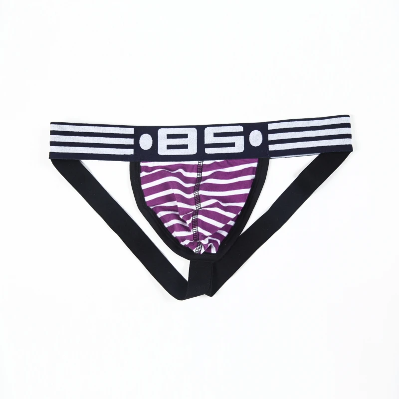 Модные брендовые хлопковые дышащие трусы Cueca Gay Нижнее белье Мужские стринги