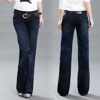 

Fashion Straight Wide Leg Pants Female Spring and Summer High Quality Womens Jeans Loose and Comfortable Trousers