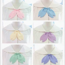 Супер мило! Сакура вишня форма для женщин Девушка Япония Матросская форма галстук-бабочка галстук шеи галстук 7 цветов