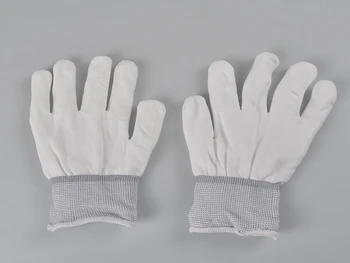 

100pairs/lot White LED Gloves Rave Light Finger Lighting Flashing Glow Mittens Party Supplies Halloween Decoration