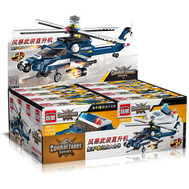 Enlighten игрушка воздушный автобус модель самолет строительные блоки наборы