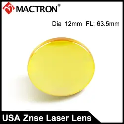 США Znse Материал оптическая лазерная фокусировка объектива Объектив диаметром 12 мм FL63.5mm
