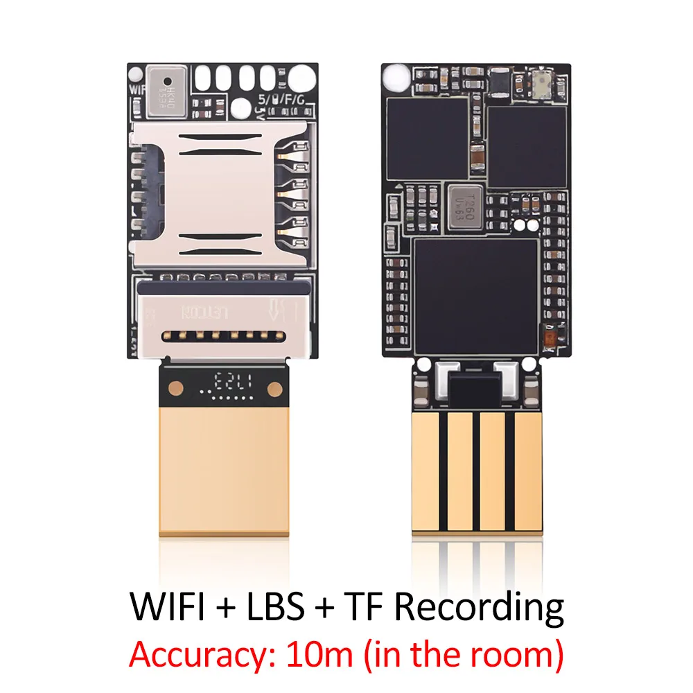 Cena ChonChow 20*13mm Mini WIFI śledzenia LBS gsm tracker z mikrofonem TF karty nagrywania dyktafon Alarm SMS do użytku osobistego