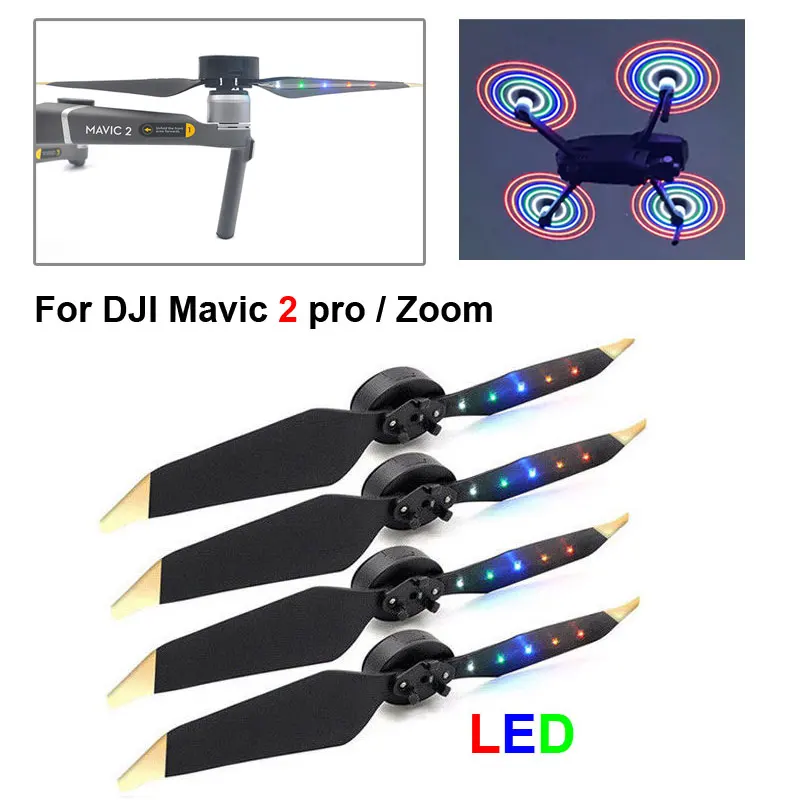Startrc DJI Mavic 2 pro светодиодный Пропеллер для зарядки 8331 малошумные быстросъемные