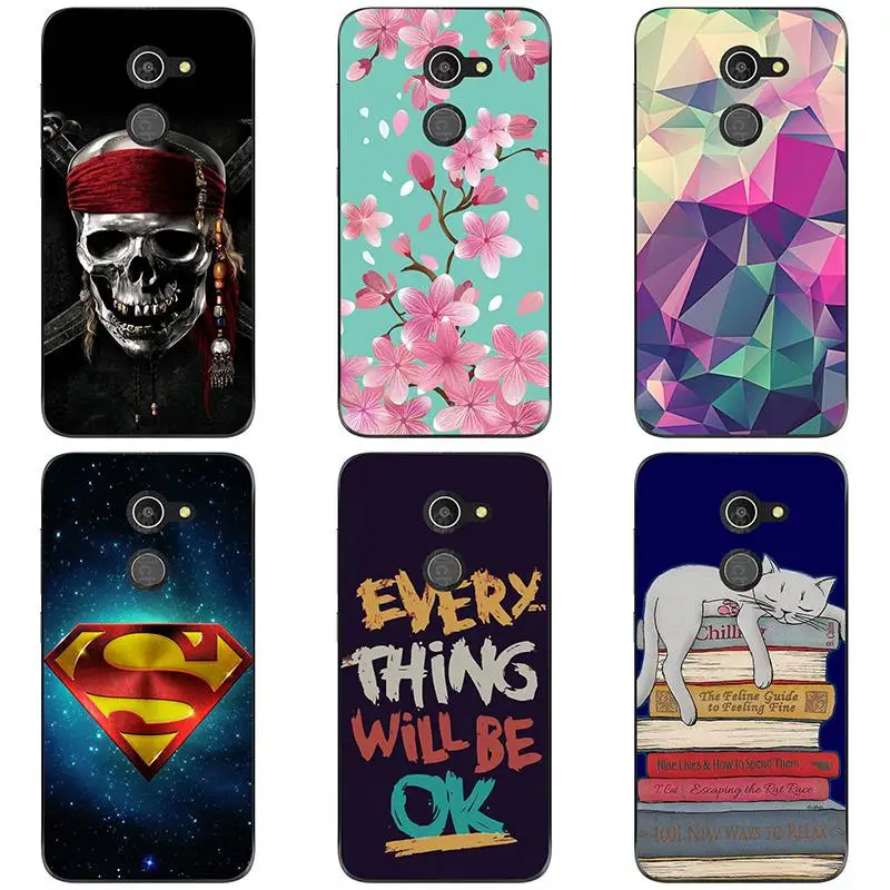 

soft tpu phone case colour Mobile phone shell For Alcatel A3 5046Y 5046D Soft silicon Phone Case colorful painting skin shell