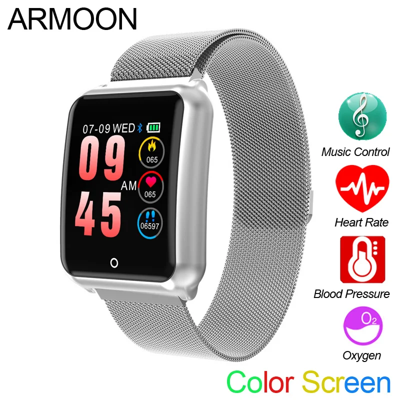 

Smart Fitness Watch M39 Heart Rate Bracelet Blood Pressure Sleep Monitor Fitness Tracker Waterproof Color Screen MultiSport Band