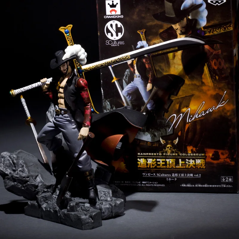 One Piece Dracule Mihawk PVC Action Figure 150mm One piece