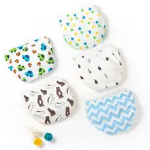 5 шт. в упаковке, хлопковая ткань в рубчик для маленьких мальчиков, нижнее белье с окантовкой детские трусы с треугольными чашечками и креативным рисунком