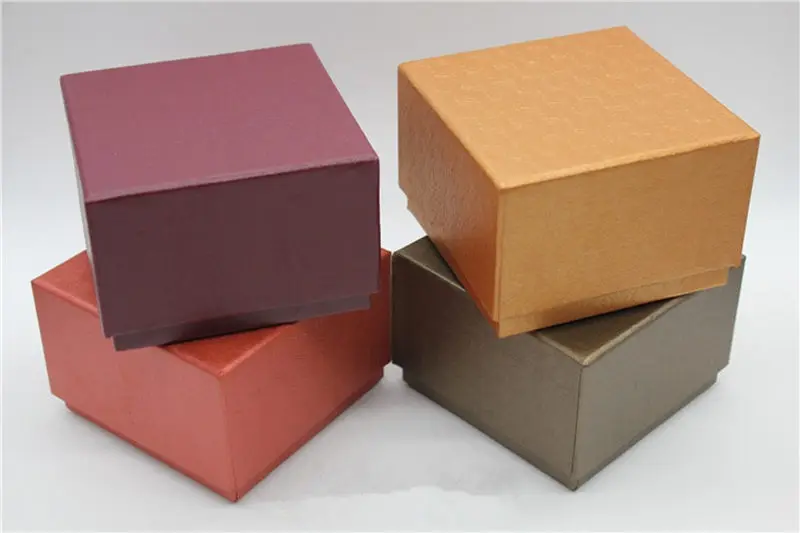 Cardboard Watch Case Storage Box Colorful Watch Holder New Box Organizer Women Jewelry Gift Case