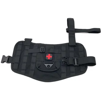 

Dog Vest Dog Clothes Summer Shirt Outdoor Tactical Equipment MOLLE Army Fan Dog Back Cover t-shirt