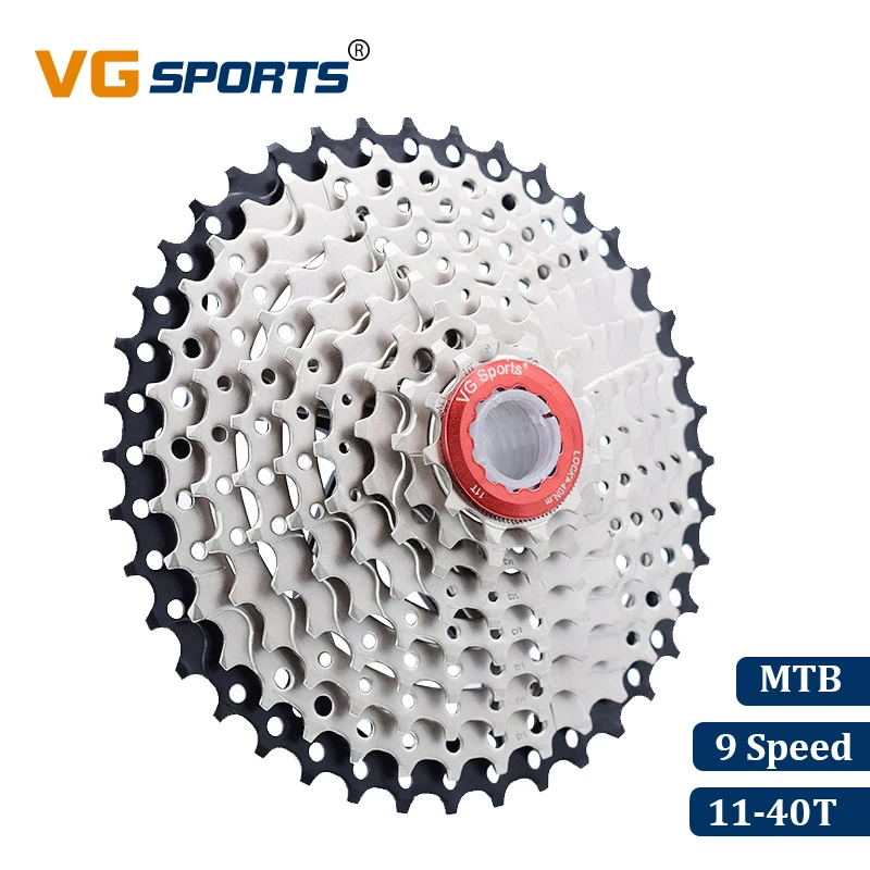 VG الرياضة دراجة هوائية جبلية MTB 9 سرعة كاسيت 9 Velocidade كاسيت 9 S 40 T دراجة أجزاء Freewheel ضرس cdg xg 517g VG الرياضة دراجة هوائية جبلية MTB 9 سرعة كاسيت 9 Velocidade كاسيت 9 S 40 T دراجة أجزاء Freewheel ضرس cdg xg 517g