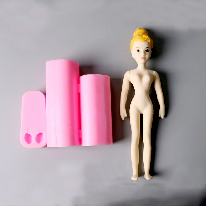 

silicone mold body molds Cartoon doll Birthday Mousse Chocolate Cake Decorative Mold Silicone 3d cake Decoration
