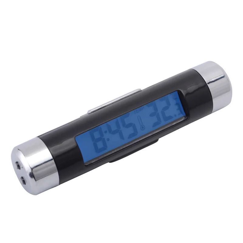 NS Modify 2in1 Car Digital LCD Temperature Thermometer Clock Calendar Automotive Blue Backlight Clock With Clip NS Modify 2in1 Car Digital LCD Temperature Thermometer Clock Calendar Automotive Blue Backlight Clock With Clip