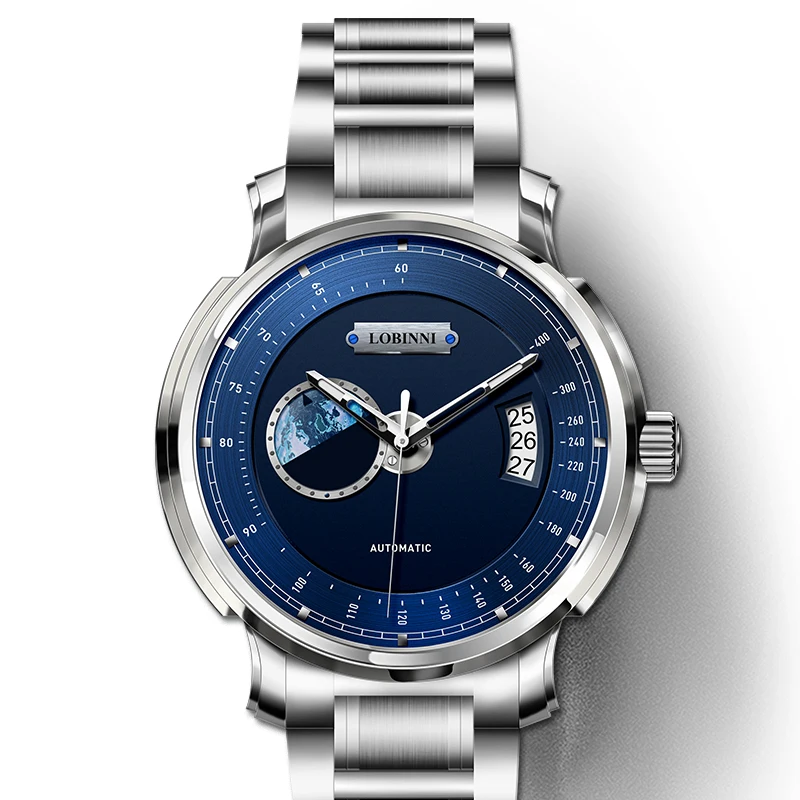 LOBINNI Watch Men Luxury Brand Men Watches Sapphire Tachymeter relogio Japan MIYOTA Automatic Mecha