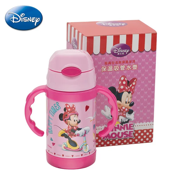 Special Offers Disney 2018 new cartoon animation cup stainless steel mug insulation straw Kettle Pupils portable double handle cup Special Offers Disney 2018 new cartoon animation cup stainless steel mug insulation straw Kettle Pupils portable double handle cup