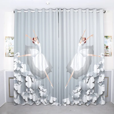 Custom Made 2x Grommet Window Drapery Window Curtain Living Room