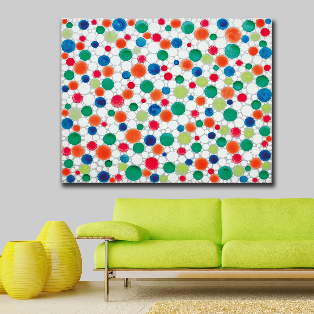 Yayoi Kusama точечная одержимость oweng Рисование картина домашнее декоративное