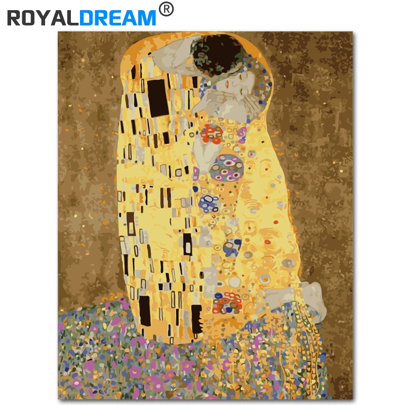 

ROYALDREAM world masterpiece Diy Digital Painting By Numbers Kits Coloring Paint By Numbers On Canvas Painting For Living Room