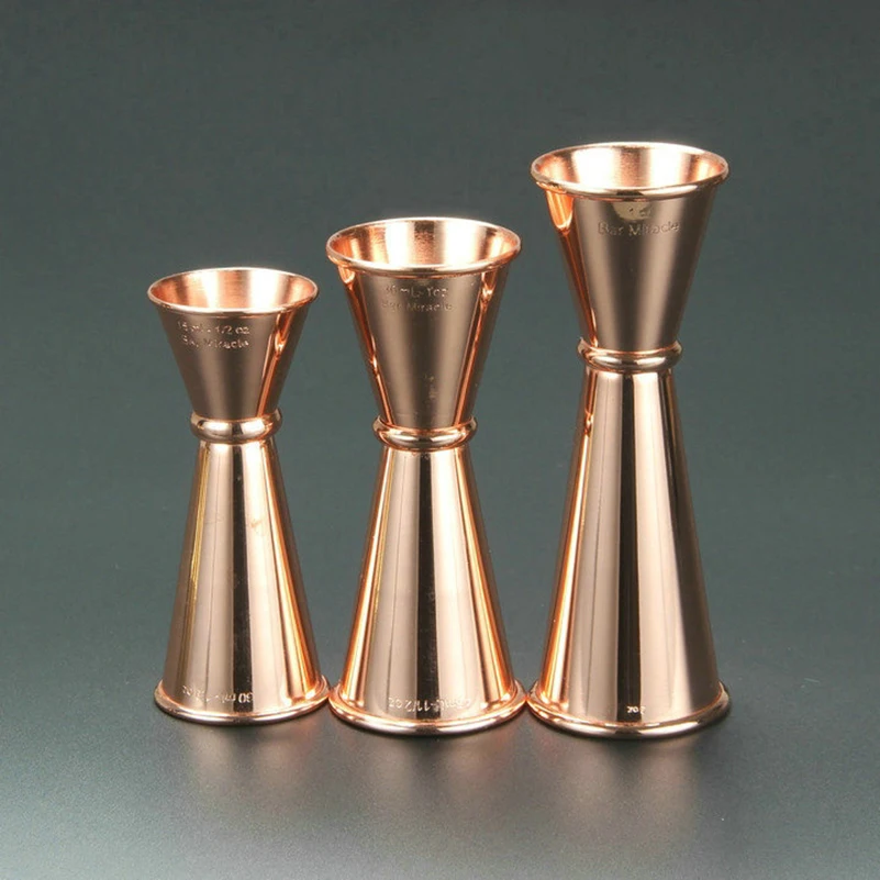 SJapanese Double Bar Jigger Copper Stainless Steel Jigger Measurement