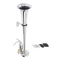 Универсальный 18 дюймов один трубы автомобиля воздушный рожок 150db 12/24V супер громкий звуковой сигнал шланг автомобильного гудка Динамик Комплект автомобиль грузовик поезд