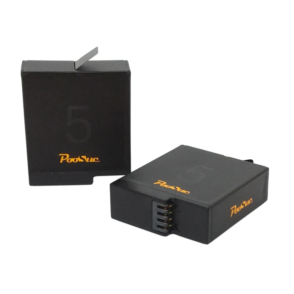 Для GoPro hero 8 Аккумулятор 2 шт. Go Pro hero 5 1600 мАч батареи+ ЖК-дисплей двойной USB зарядное устройство для GoPro hero 5 6 7 черный аксессуары для камеры