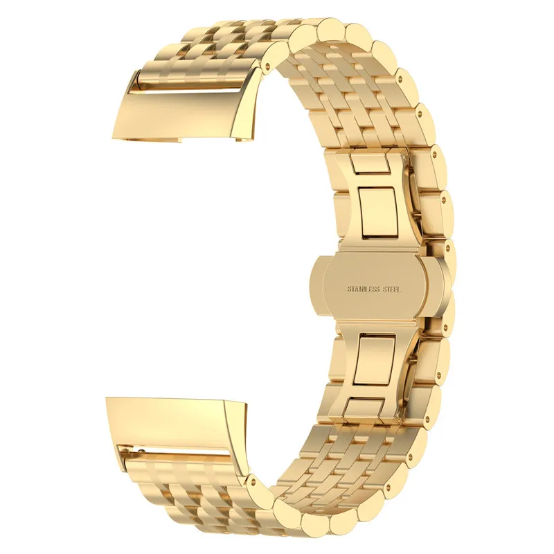 Metal Bands for Fitbit Charge 3 & Charge 3 SE Band Premium Stainless Steel Metal Band Strap Wristband for Women Men 10.25 (7)
