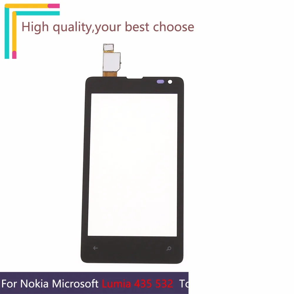 Сенсорный экран сенсорная панель для Nokia microsoft Lumia 435 532 N435 N532 сенсорный ЖК дисплей