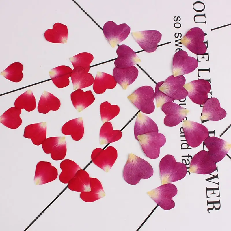 

20 Pcs/Set Dry Flower DIY Epoxy Resin Crafts Tool Filling Filler Handmade Phone Case Jewelry Making Tools Dried Heart Shaped Ros
