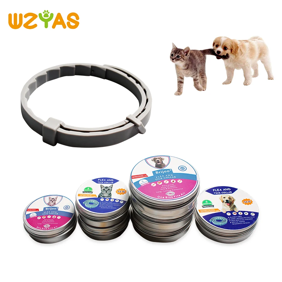 

Flea Collar Dog Cat Pet Flea Collar 8 Months Validity Perro Anti Flea Mosquitoes Outdoor Adjustable Pet Skin Protection