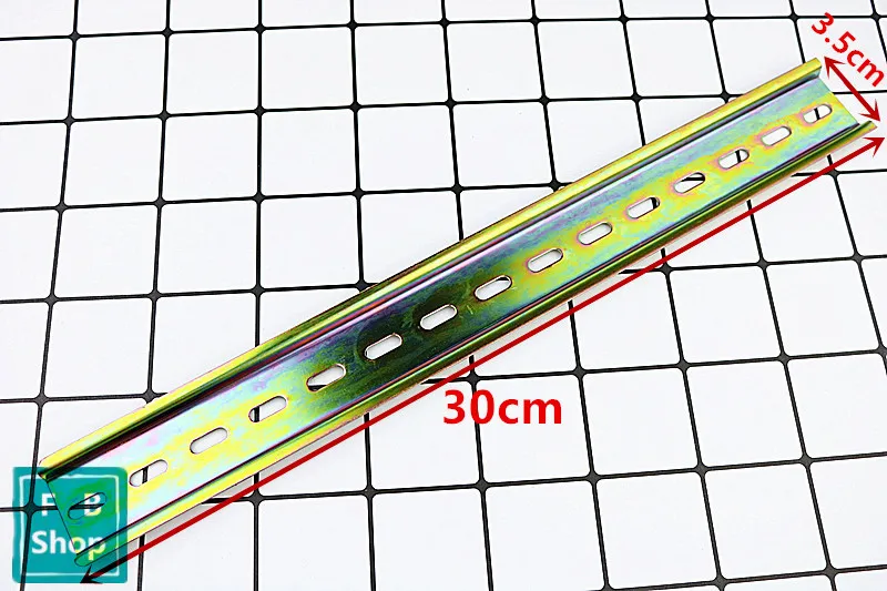 

1pcs 30cm din rail C45 Guide Mounting clip Installation track fixed 3.5cm Wiring row fixed MCB fixing seat rail