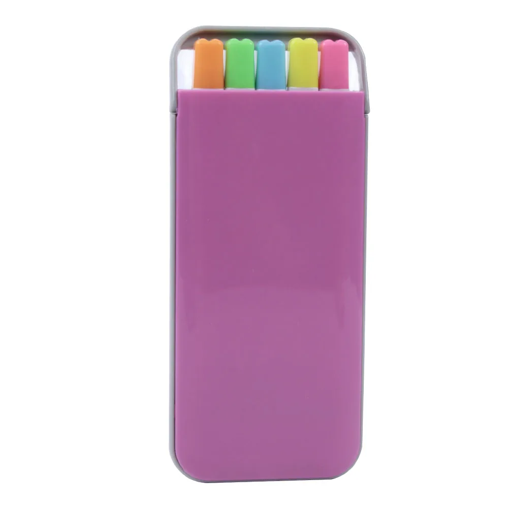 Сладкий конфеты цвет аромат плотная большой вместимости маркеры флуоресцентная ручка блеск канцелярский школьный офисный поставка - Цвет: rose