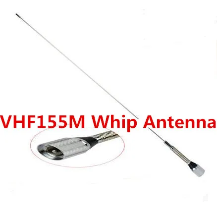 

OSHINVOY VHF 136-174M mobile radio whip antenna 1/4 wave VHF 155m vehicle spring whip antenna