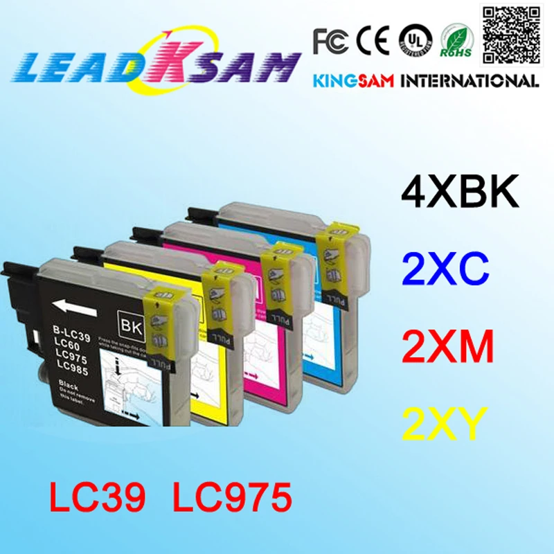 LC39 Ink cartridge compatible for Brother LC985 lc 39 DCP-J315W MFC-J415W MFC-J220 DCP-J125 printer | Компьютеры и офис