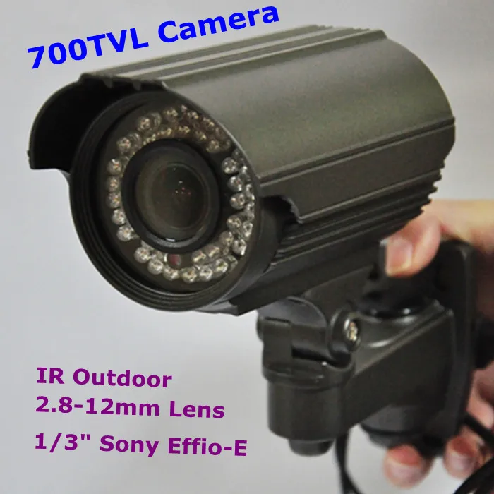 700TVL 1/3 &quotSony Effio CCD 2.8-12 мм ИК Открытый Ночного Видения CCTV Камеры Безопасности |
