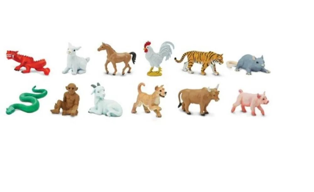 

pvc figure MODEL Chinese zodiac signs 12pcs/set
