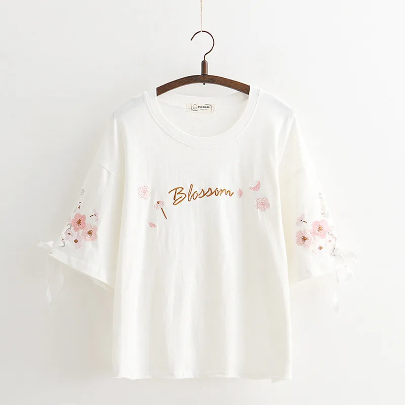 

Preppy Style Summer T shirt Women 2019 New Arrivals Girls Can Do Anything High School Student Cute Short Best Friends Forever