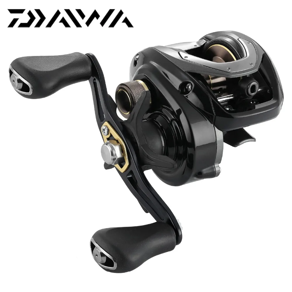 Оригинальная Рыболовная катушка DAIWA CR CC 80H 80HL baitcasing, 196 г, 7 кг, Макс., тянущаяся алюминиевая катушка, компактное тело, рыболовная снасть для соленой воды