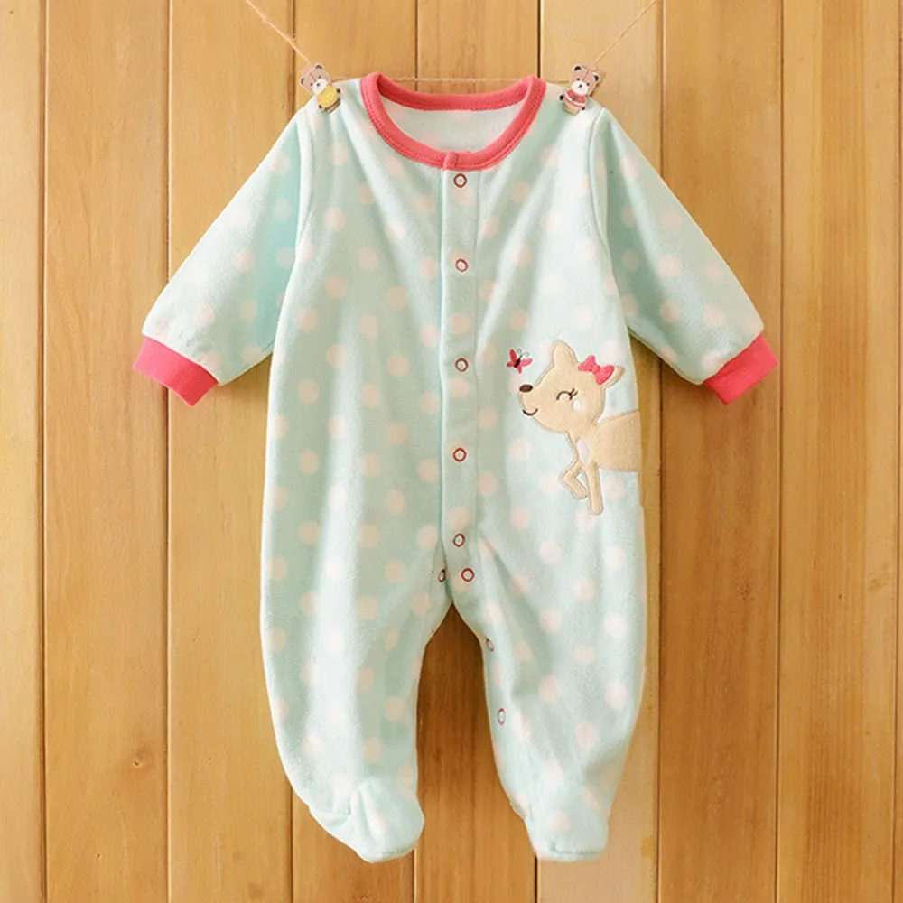 2016-Autumn-Spring-Wave-Point-Baby-Fleece-Pajamas-Rompers-One-Pieces-Long-Sleeve-Jumpsuit-Cute-Animal-Baby-Sleep&Play-Clothes-CL0886 (17)