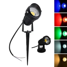 Светодиодный садовый светильник Водонепроницаемый всплеск пейзаж светодиодный газонный светильник 12V 220V пейзажное место светильник IP65 открытый светодиодный Спайк светильник сада