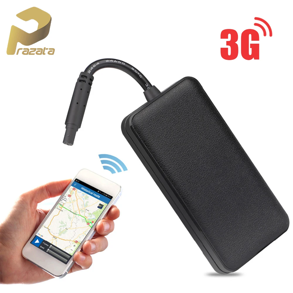 Prazata 3g gps трекер для автомобиля LBS Автомобиль несколько сигнализации