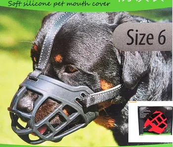 

2017 Hot Sale Soft Silicone Strong dog muzzle Basket Design 6 Sizes Anti-biting Adjusting Straps Mask High Quality dog mask
