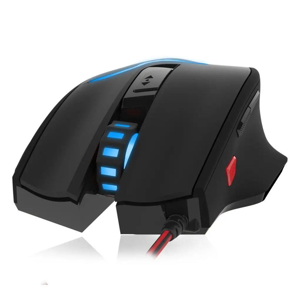  ZELOTES T10 7200DPI Gaming Mouse 7 Button Optical Computer Mouse USB Wired Gaming Mouse Professiona