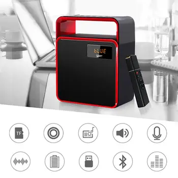 

Wireless Bluetooth Speaker Outdoor Square Subwoofer With Build-in Radio For iPhone Computer Connecting R25